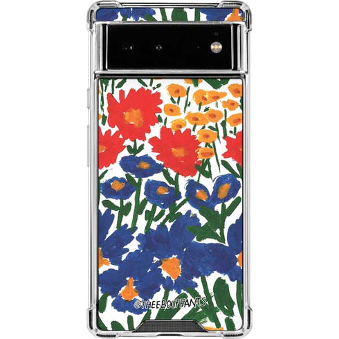 Bouffants and Broken Hearts Wild Garden 4 Google Pixel 6 Clear Case